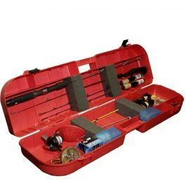 MTM Ice Fishing Rod Box - Red 1 MTM Ice Fishing Rod Box - Red