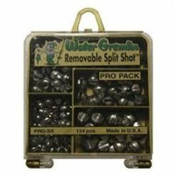 Water Gremlin Removable Split Shot Pro Pack, 48ea/BB, 36ea/3/0, 16ea/7, 12ea/5, 12ea/4