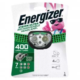 Energizer Vision Ultra Rechargeable LED Headlamp Green 1 Energizer Vision Ultra Rechargeable LED Headlamp Green
