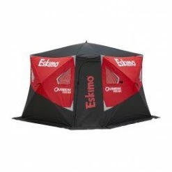 Eskimo Outbreak™ 650XD Pop-Up Portable Shelter - Insulated - Red/Black - 5-7 Person