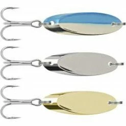 South Bend Kastaway Trophy - 1/8 Oz. - Chrome, Brass, Blue - 3 Pack