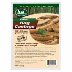 LEM Products LEM Natural Hog Casing - 8 Oz. Bag (32 - 35mm)
