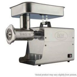 LEM Products LEM 1.5HP Grinder SS #32 1 LEM Products LEM 1.5HP Grinder SS #32