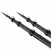 Tigress XD 3k Carbon Fiber Telescoping Outrigger Poles - 18 Feet - Matte Black/ Black - Pair