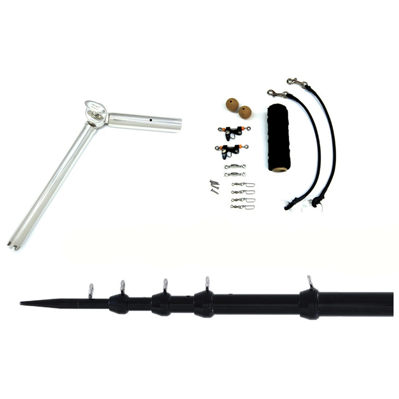 Tigress Rod Holder/Outrigger Telescoping System - 1-1/2" Mount - Black 1 Tigress Rod Holder/Outrigger Telescoping System - 1-1/2" Mount - Black