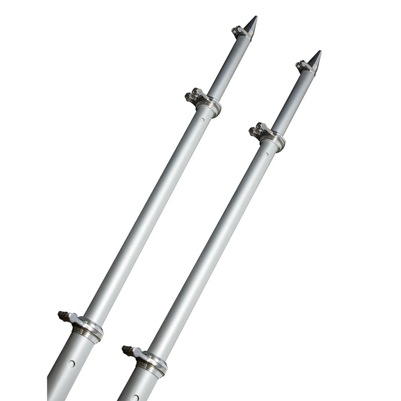 TACO Marine TACO 18' Deluxe Outrigger Poles W/Rollers - Silver/Silver 1 TACO Marine TACO 18' Deluxe Outrigger Poles W/Rollers - Silver/Silver