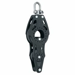 Harken 57mm Carbo Air Fiddle Block W/Swivel & Becket - Fishing