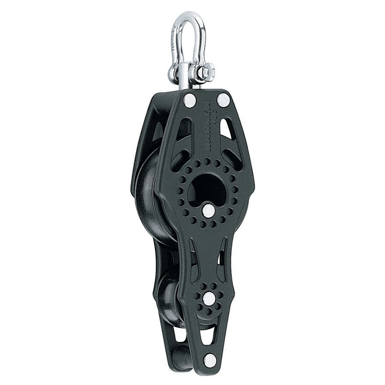 Harken 40mm Carbo Air Fiddle Block W/Swivel & Becket - Fishing 1 Harken 40mm Carbo Air Fiddle Block W/Swivel & Becket - Fishing
