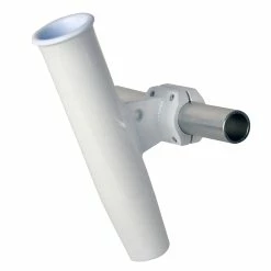 C.E. Smith C. E. Smith Aluminum Horizontal Clamp-On Rod Holder 1-5/16" OD White - Powdercoat W/Sleeve