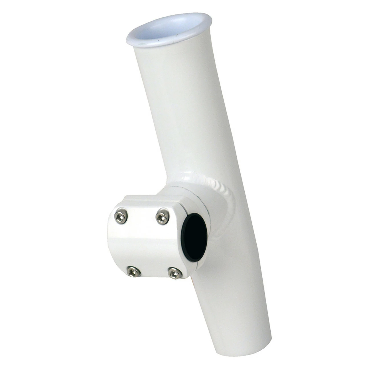 C.E. Smith Adjustable Mid Mount Rod Holder - 1.66" Or 1-1/2" OD - White Powder Coat Aluminum With Sleeve & Hex Key 1 C.E. Smith Adjustable Mid Mount Rod Holder - 1.66" Or 1-1/2" OD - White Powder Coat Aluminum With Sleeve & Hex Key