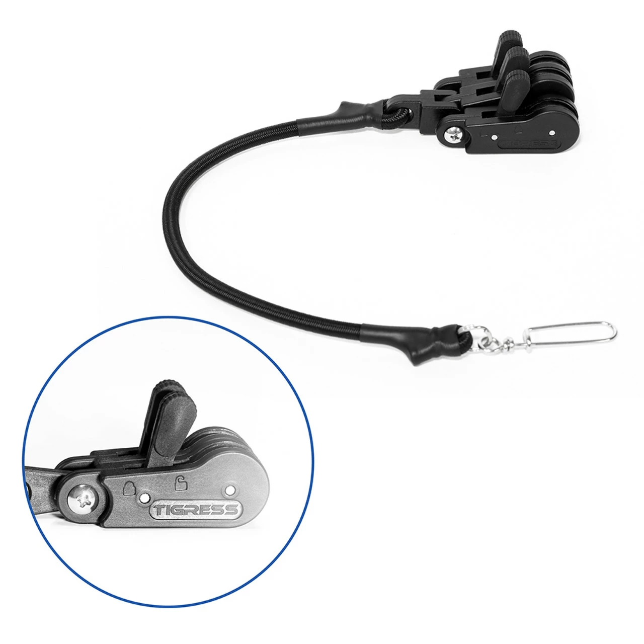 Tigress Triple Halyard Lock - 12" 1 Tigress Triple Halyard Lock - 12"
