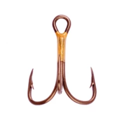 Eagle Claw 2X Treble Regular Shank Curved Point Hook