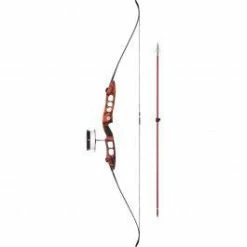 Cajun Archery Fish Stick RTF Kit - Axle-to-Axle: 56" - Draw Length: 45 - Red & Black- Right Hand