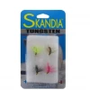 K&E Tackle Skandia Tungsten Shrimp Fly - 4 Pack - Assorted