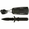 Ruko Knives Ruko Fixed Neck/Boot Knife - 3" - Black Oxide