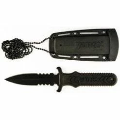 Ruko Knives Ruko Fixed Neck/Boot Knife - 3" - Black Oxide