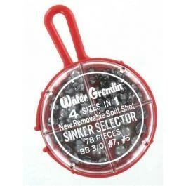Water Gremlin Small Split Shot Sinker Selectors #700 1 Water Gremlin Small Split Shot Sinker Selectors #700