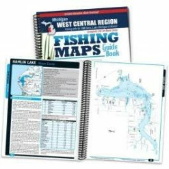 SportsMaps West Central Michigan Fishing Map Guide